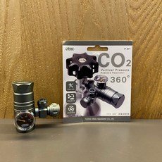 ISTA 伊士達 360度CO2減壓調節閥電磁閥組，側開式微調閥，水草缸CO2供應系統必備，精準控制，安全耐用, 1個, 360度CO2減壓【調節閥】