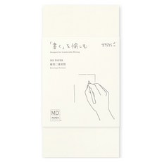 日本 MIDORI MD 直紋信紙 A款信封 8入, 1個, 白色