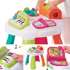 오비 러닝테이블 걸음마연습 스텐딩 손놀이장난감 피아노연주 도형끼우기 소근육발달