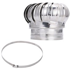 회전식 무동력 흡출기 배출기 가스 부속품 옥상 110 201스테인레스스틸 600 정화조, 1개