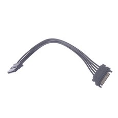 SATA 15 핀 수-암 전원 연장 케이블 개 HDD SSD 공급 pc용