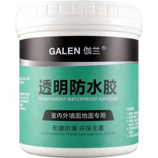 GALEN 伽蘭 防水膠, 透明, 1個, 1L