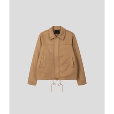 [블랙모먼트] 클래식 페이크 스웨이드 코어 집업 재킷 [카멜]