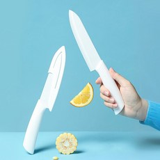 約翰家庭百貨 長柄陶瓷刀 6寸水果刀, 1個