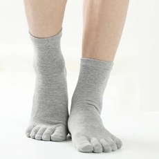 남성 베이직 다섯발가락 중목양말 10켤레