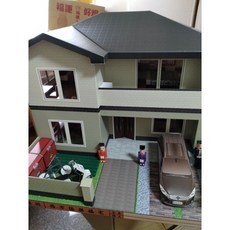 玉華香舖 紙紮屋 富貴名園 LED燈 紙紮品 內裝家具 金銀財寶 燒大厝 往生用品 汽車 腳踏車 機車 靈屋 紙紮, 1個