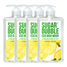 슈가버블 친환경 에코 주방세제 레몬크러쉬 940ml x4, 4개