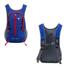 등에착붙는 활동성 등산 라이딩 자전거백팩 스포츠백팩 사이드포켓 수납력 경량배낭 남자가방, 그레이, 1개