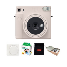 인스탁스 스퀘어 즉석카메라 SQ1 + 필름 20p + 전용가방 + 파우치 + 틴케이스, Instax SQUARE SQ1, 1개
