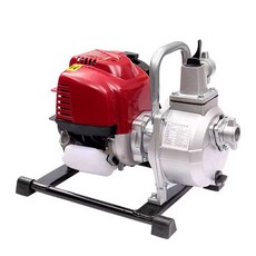 혼다 양수기 4행정 엔진 가솔린 농사 물펌프 고압, 상세페이지 참고, 2행정 1인치+3m 유입(배출X)