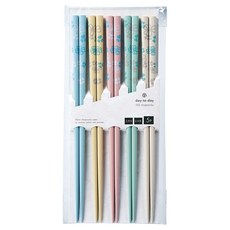 Ishida Day To Day筷子 5雙組, 1組, 單品, 灰三葉草