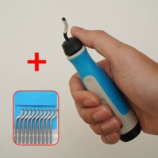 가치 디버링툴 버제거 모따기+교체날 10개, 1세트