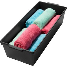 메이드스마트 딥 스토리지 빈 주방 욕실 및 사무실용 다용도 정리함 식기류 필링 도구 주걱 미끄럼 방지 부드러운 그립 안감 내구성 화강암, PremiumGranite, Pack of 1