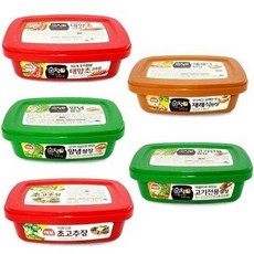 해표 1인가구 태양초 고추장 쌈장 담백한 된장 170g 쌈장 된장 고추장 고기쌈장 사계절쌈장, 해표 재래식된장170g, 1