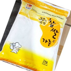 업소용 대용량 찹쌀가루(뚜레반 3k) 찹쌀분말, 3kg