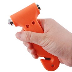 초강력 차량용 비상망치 2EA 긴급탈출 안전벨트커터 비상해머 차량용품 비상탈출