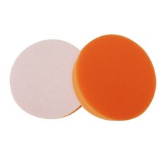 氣動電動打蠟棉 汽車打蠟海綿 海綿盤羊毛輪拋光機用 背絨拋光輪, 1個, 平面(25mm厚度),4寸(100mm)一片