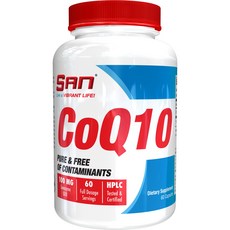 SAN 輔酶Q10膠囊 100mg, 60顆, 1罐