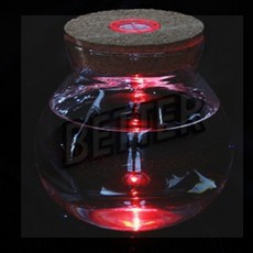 JHCO 마리모 키우기 LED 코르크 유리병 12X13CM