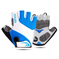 GIYO지요 남녀공용 하프핑거 젤패드 라이딩장갑 S10 충격흡수 반장갑, S10 블루