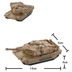 B2폭격기 프라모델 탱크 전차 전투기 장난감 비행기, 1개, 14cm M1A2 탱크 모델, 10. M1A2전차(14cm)