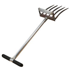 도라지창 호크 삼지창 캐기 밭갈이 삽쇠 마늘 쇠스랑, B. 젖소 배설물 포크