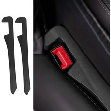 카시트 갭 필러 2팩 시트와 콘솔 사이의 유연한 휴대폰 안경을 지원하는 필수 카 액세서리 인테리어 아이템 낙하 방지블랙