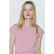 ZARA 자라 엑스트라 파인 니트 탑 - 로즈핑크[2142101620]