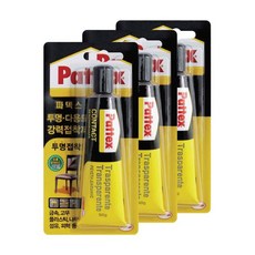 헨켈 파텍스 투명 다용도 강력 접착제 50g, 3개