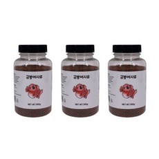 영아쿠아 금붕어 사료 100g, 100ml, 3개