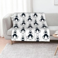 오어 윌리 스코틀랜드 선데이 포스트 담요 침낭 소파 이불 플러시 체크무늬, 4. 125x100cm(50x40in)