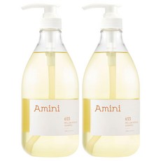 아미니 약산성 단백질 두피케어 샴푸 버베나향 (자연유래 계면활성제 100%) 1L 2개