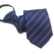 男士領帶 免打結 拉鍊設計 8公分寬 商務正裝 工作適用 輕鬆穿戴+B66+均碼