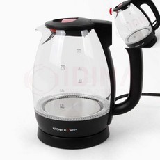 이햐 전기주전자 커피주전자 유리주전자 유리티포트 내열주전자