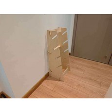 스케이트보드 스노보드 원목 보관 랙 더블킥 방식 실내 공간 절약형 디스플레이 스탠드, 1개, 5층스케이트보드선반