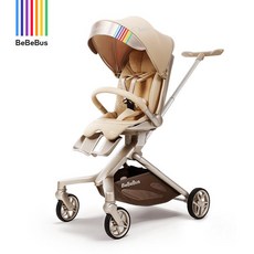 베베버스 유모차 양방향 접이식 높이조절 야외 풍경용, Butterfly Baby 3D 360