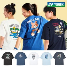 요넥스 남여 티셔츠 반팔 캐주얼 오버핏 2026 SS