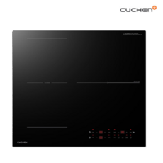 쿠첸 IH FLEX 대화구 올파워 인덕션 3구 + 스탠드 케이스 15cm, 빌트인, CIR-BB330TOB2 (블랙 3구)
