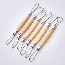 점토 공예 찰흙 스크래퍼 도구 6종