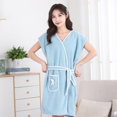 와이에스 부드러운 샤워가운, 스카이, 1개