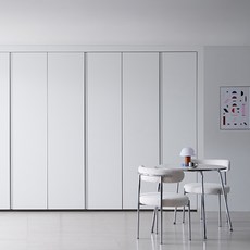 솔리에 플라타 여닫이 슬라이딩 미닫이 붙박이장 15cm 30cm, 1. 플라타 여닫이 화이트