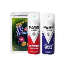 멘소래담 스프레이 익스트림핫 1개 + 스프레이 쿨 1개 + 쿨파프 1개, 1세트, 1개입