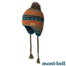 mont-bell TIBETAN CAP FOREST 輕質保暖針織帽, 棕, 1個