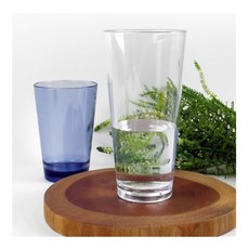 도도한후추 플라스틱 컵(낮은형) 안깨지는컵 홈카페컵, R-14 블루420ml