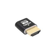 shizukawill 시즈카윌 HDMI 더미 플러그 4K 헤드리스 디스플레이 에뮬레이터 블랙 1개
