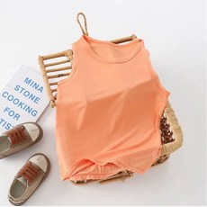 BabyBear 兒童莫代爾無袖背心 親膚柔軟透氣 多色可選內搭上衣