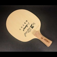 【雙兵桌球】 Pro Pro 桌球拍 MOBY-7 RL 台灣式細柄 七夾日本木曾檜特選拍, 1個, 89 +/- 1g