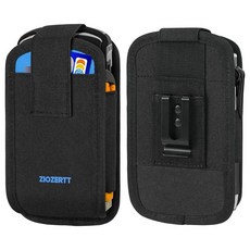 Zebra TC77 TC70 TC70x TC72 TC75x TC75 MC67 M60 휴대용 바코드 스캐너 홀더 케이스 금속 벨트 클립 및 펜 홀더가 있는 서버 파우, 1 PACK