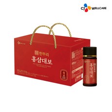 CJ웰케어 한뿌리 홍삼대보 병 10입, 100ml, 10개