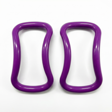 종아리 마사지링 요가링 스트레칭기구 1+1 하드타입, 퍼플